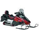 red snowmobile