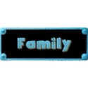 Tribal Rhythm Nameplate - Family