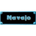 Tribal Rhythm Nameplate - Navajo