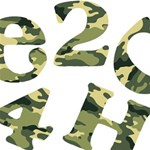 Carnourflage Background Alphabets Carnourflage Background Alphabets