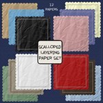 Scalloped Layering Paper Set