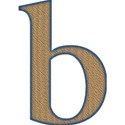 lowercase b