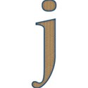 lowercase j