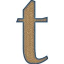 lowercase t