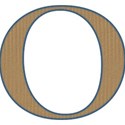 uppercase O