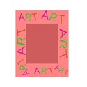 art frame pink