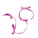 pink ribbon bow