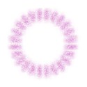 0 pink circle glitter