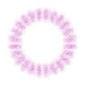 0 pink circle glitter