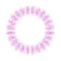 0 pink circle glitter