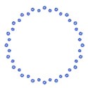blue diamond circle