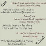 Friendship sayings & quotes - free for 2 weeks