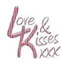 love & kisses candy stripe