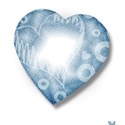 small blue heart