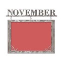 Month 11 - November Frame