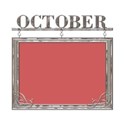 Month 10 - October Frame
