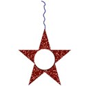 red star hanging frame