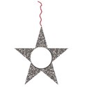 silver star hanging frame
