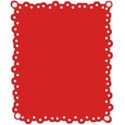 scalloped red