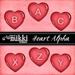 Heart Shaped Alphabet