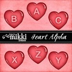 Heart Shaped Alphabet