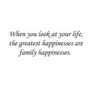 family happinesses