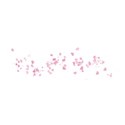 bokeh transparent hearts pink white