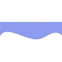 scallop edge blue