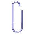 paperclip blue