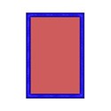 frame tall blue