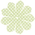 flowerpolkagreen