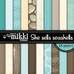 She sells seashells Paper Pack