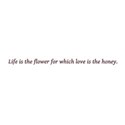 life is a flower