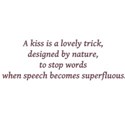 a kiss