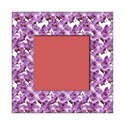 square purple orchid frame