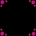 Black with Pink Flowers - 3