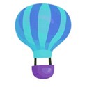 blue balloon