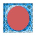 blue swirl circleframe