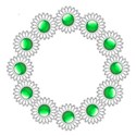 circle daisy 01 green