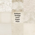 Antique Vintage Ivory Paper Pack