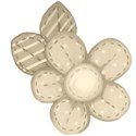 sepia flower 3