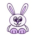 purple rabbit