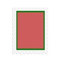 frame white green holey