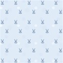 blue bunny background