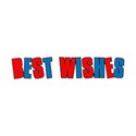best wishes blue and red