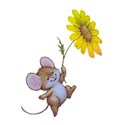 Bright yellow mouse
