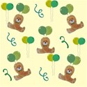 Green party bear background