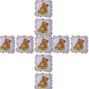 Teddy patch background