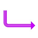 pink arrow