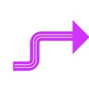 purple arraow 2